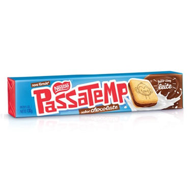 Biscoito Passatempo Recheado Chocolate 130g - Nestlé